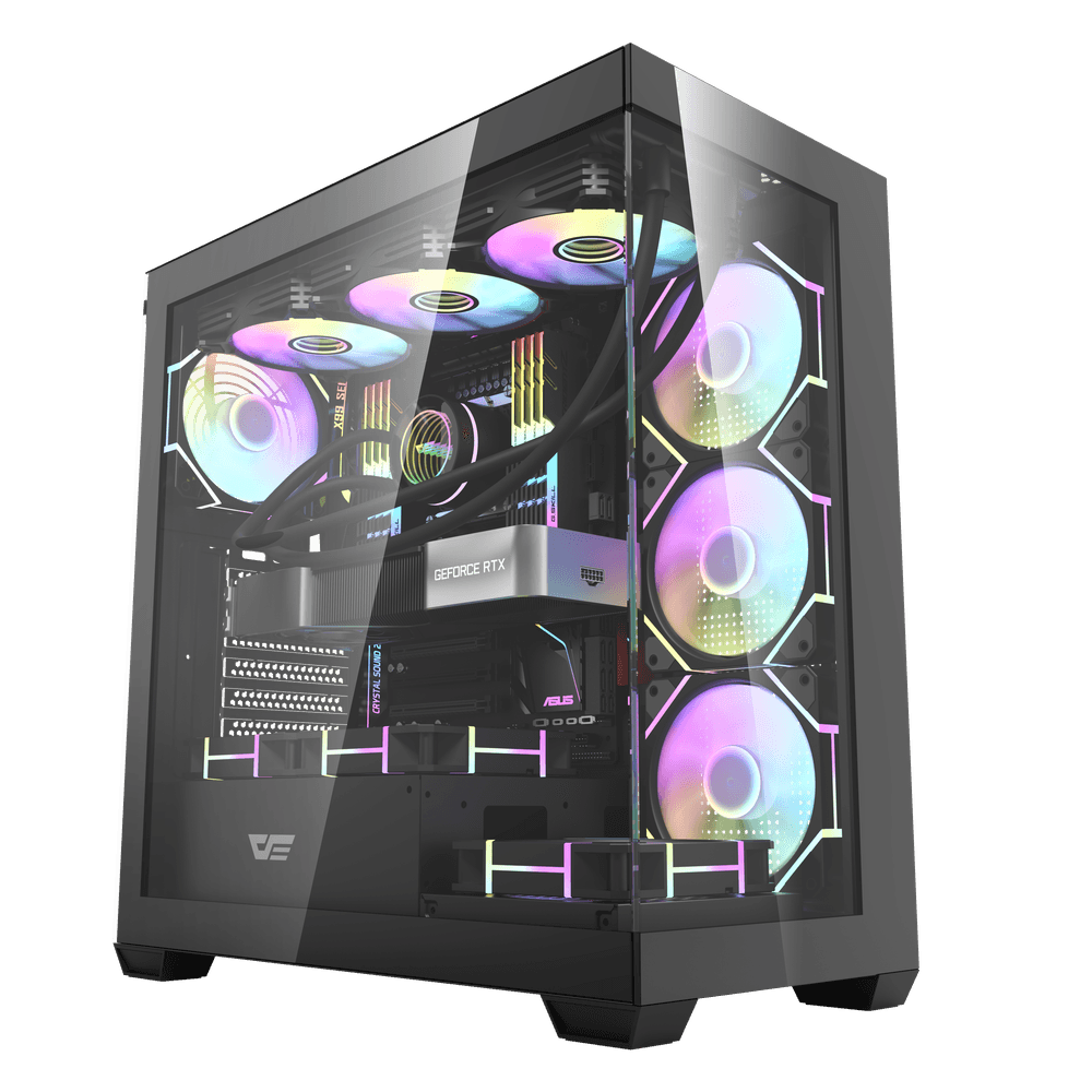 DarkFlash DS900 ATX PC Case Black