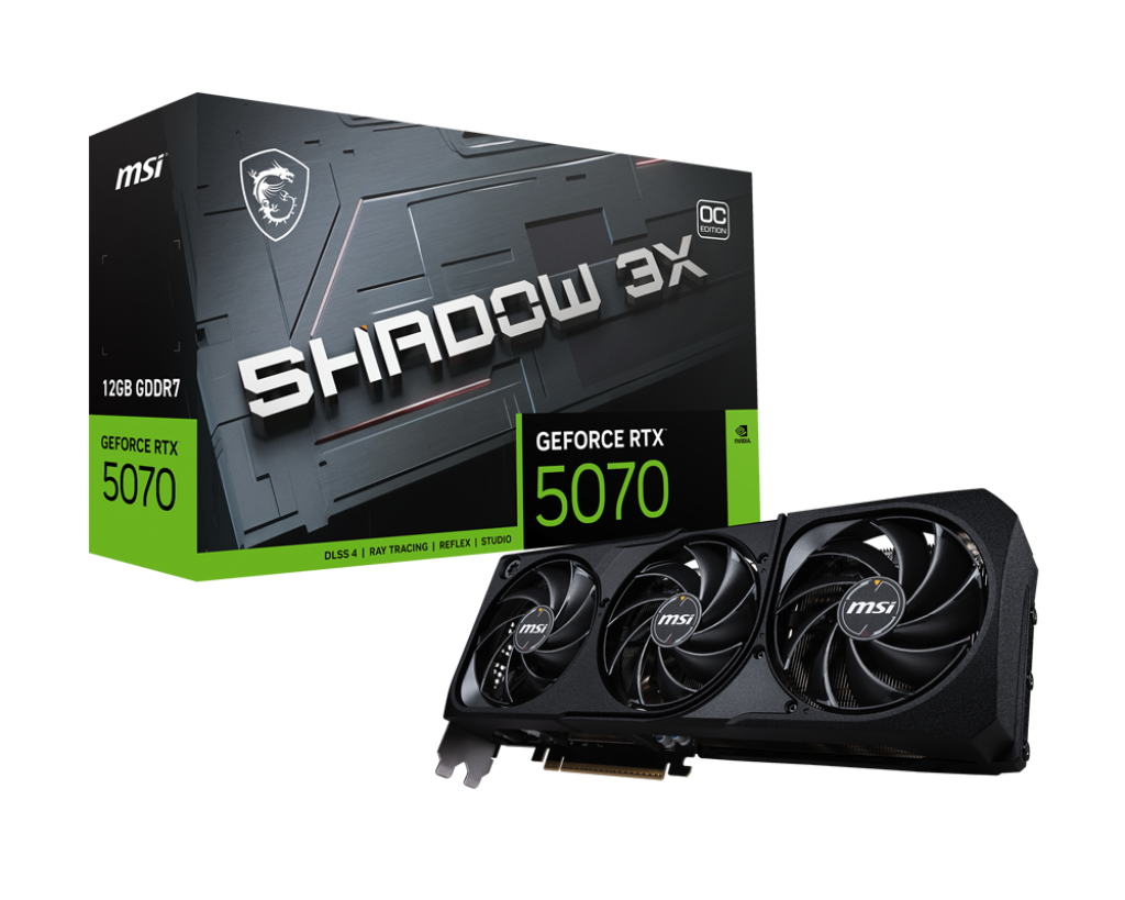 MSI GeForce RTX 5070 12G SHADOW 3X OC