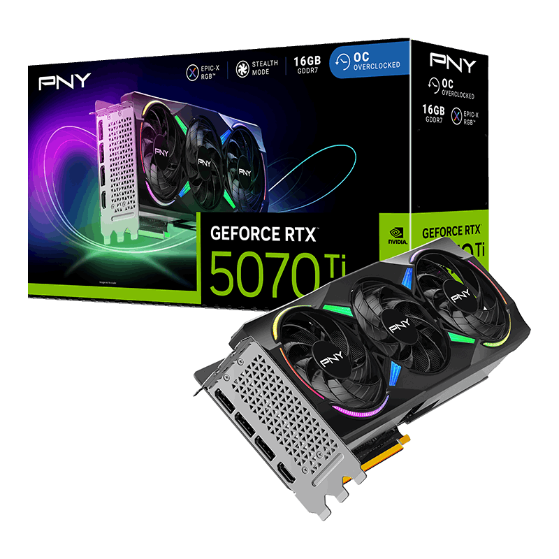PNY GeForce RTX 5070 Ti OC 3X